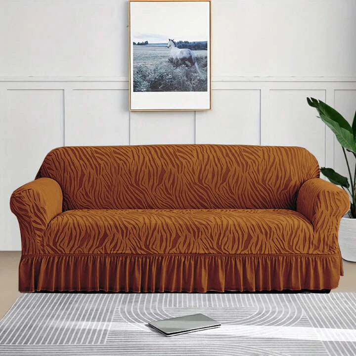 Zebra Velvet Sofa Covers - All Colors