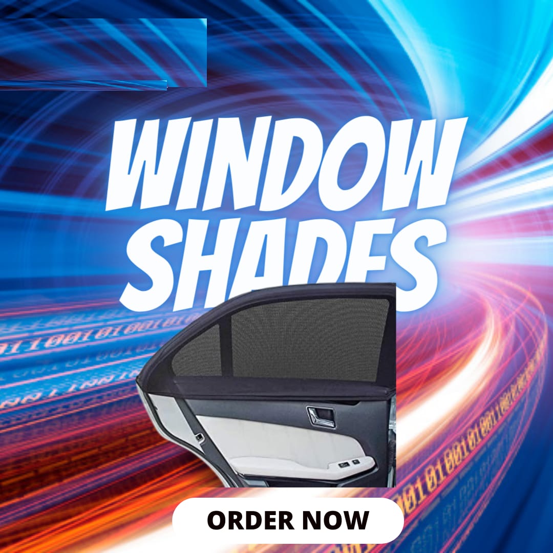 Car Window Sun Shades - Flexible Car Window Shades - 4 Pieces