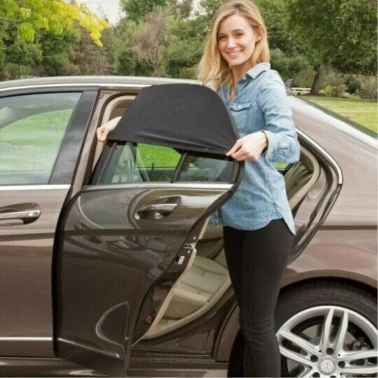 Car Window Sun Shades - Flexible Car Window Shades - 4 Pieces