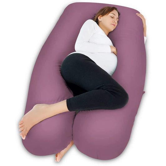 Pregnancy Support Pillow / Maternity Pillow / Sleeping Support Pillow Dark Purple